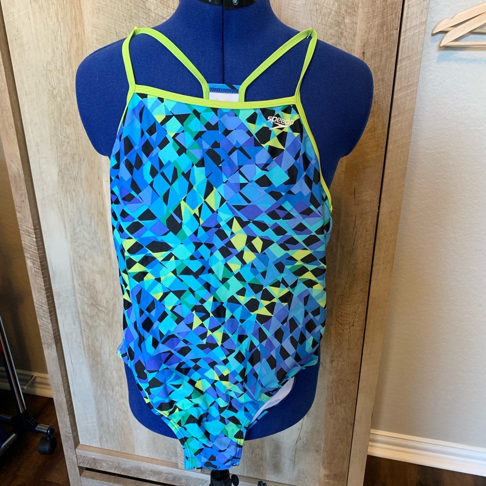 Speedo one piece swimsuit. Good condition.